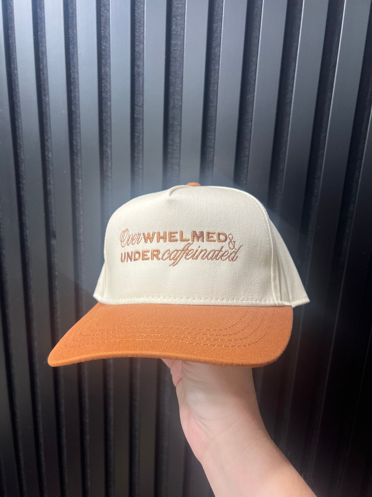 OVERWHELMED & UNDERCAFFINATED - OTTO HAT